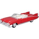 Cadillac Eldorado Biarritz Cabriolet 1959 - 1:18 - rouge et blanc