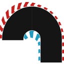 Carrera HYBRID - Hairpin Curve 180° L/R - 2 Stk