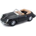 Bburago Porsche 356B Cabrio ´61 - schwarz