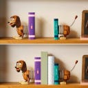 Disney Pixar 43301 Toy Story: Slinky-Buchstütze