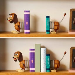 Disney Pixar 43301 Toy Story: Slinky-Buchstütze