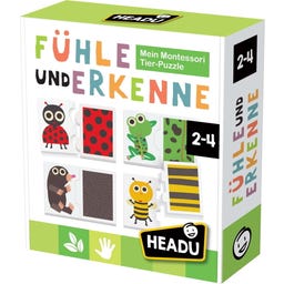 Headu Montessori Tier-Puzzle Fühle & Erkenne - 1 Stk