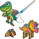 CREATE 'N COLOUR Dinosaurier - T-Rex + Triceratops - 1 Stk
