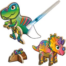CREATE 'N COLOUR Dinosaurier - T-Rex + Triceratops - 1 Stk