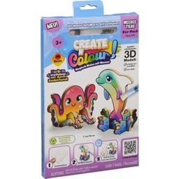 CREATE 'N COLOUR Meerestiere - Delfin + Oktopus - 1 Stk