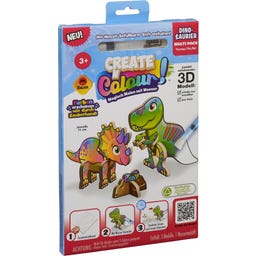 CREATE 'N COLOUR Dinosaurier - T-Rex + Triceratops - 1 Stk