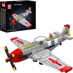 Mould King 24068 - Aereo da Caccia P-51D Mustang - 1 pz.