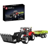 Mould King 24093 - Schaufellader mit Anh&auml;nger