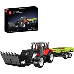 Mould King 24093 - Pala Gommata con Rimorchio - 1 pz.