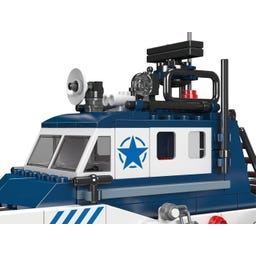 Mould King 10084 - Barca della Polizia - 1 pz.