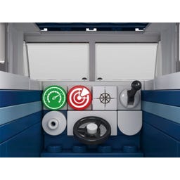 Mould King 10084 - Barca della Polizia - 1 pz.