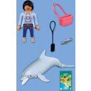 PLAYMOBIL Zoo: Delfin und Besucherin - 1 Stk