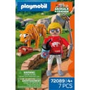 PLAYMOBIL Zoo: Tiger und Besucher - 1 Stk