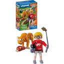 PLAYMOBIL Zoo: Tiger und Besucher - 1 Stk