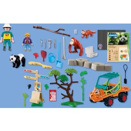 PLAYMOBIL Zoo: Tierpflegermobil - 1 Stk