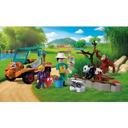 PLAYMOBIL Zoo: Tierpflegermobil - 1 Stk