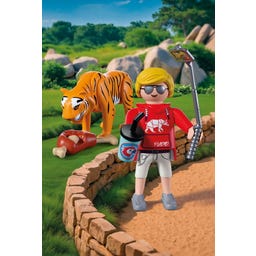 PLAYMOBIL Zoo: Tiger und Besucher - 1 Stk