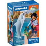 PLAYMOBIL Zoo: Delfin und Besucherin