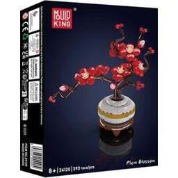 Mould King 24120 - Prugno in Fiore in Vaso - 1 pz.