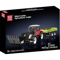 Mould King 24093 - Pala Gommata con Rimorchio - 1 pz.