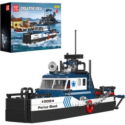 Mould King 10084 - Barca della Polizia - 1 pz.