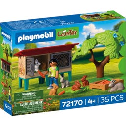 PLAYMOBIL 72170 - Ländlicher Kaninchenstall - 1 Stk