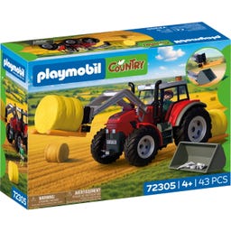 PLAYMOBIL 72305 - Großer Traktor mit Heuballen - 1 Stk