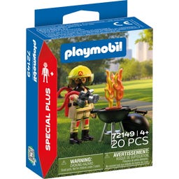 PLAYMOBIL 72149 - Feuerwehrmann mit Brandherd - 1 Stk