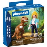 PLAYMOBIL 72172 - DuoPack T-Rex mit Forscherin
