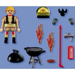 PLAYMOBIL 72149 - Feuerwehrmann mit Brandherd - 1 Stk