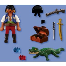 PLAYMOBIL 72154 - Pirat gegen Kaiman - 1 Stk