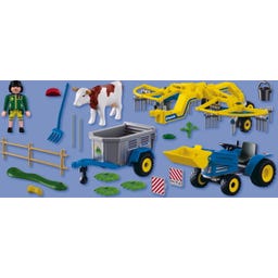 PLAYMOBIL 72163 - Kleiner Traktor mit Heuschwader - 1 Stk