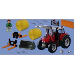 PLAYMOBIL 72305 - Großer Traktor mit Heuballen - 1 Stk