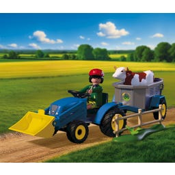 PLAYMOBIL 72163 - Kleiner Traktor mit Heuschwader - 1 Stk