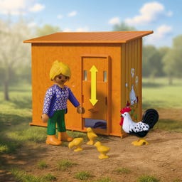 PLAYMOBIL 72168 - Hühnerstall - 1 Stk