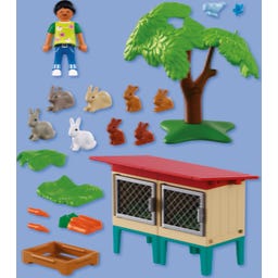 PLAYMOBIL 72170 - Ländlicher Kaninchenstall - 1 Stk