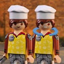PLAYMOBIL 72195 - Feuerwehr-Quad mit Burger-Bude - 1 Stk
