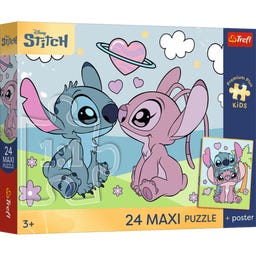 Maxi Puzzle Premium Plus 24 Teile – Lilo & Stich - 1 Stk