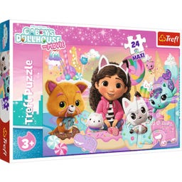 Maxi Puzzle 24 Teile – Gabby's Dollhouse der Film - 1 Stk