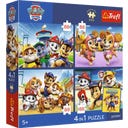 Trefl 4 in 1 Puzzle Premium Plus – Paw Patrol - 1 Stk
