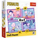 Trefl 4-in-1 Puzzle – Peanuts - 1 Stk