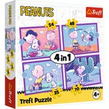 Trefl 4-in-1 Puzzle &ndash; Peanuts