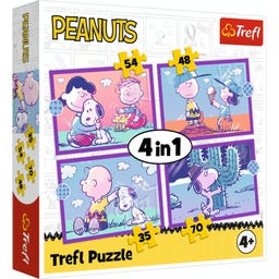 Trefl 4-in-1 Puzzle – Peanuts - 1 Stk