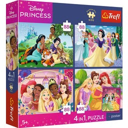 4-in-1 Puzzle Premium Plus – Disney Princess - 1 Stk