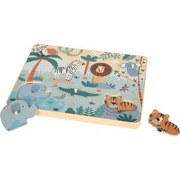 Small Foot Puzzle de Sonidos de Animales «Safari» - 1 ud.