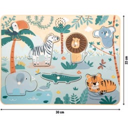 Small Foot Puzzle de Sonidos de Animales «Safari» - 1 ud.