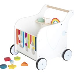 Small Foot Lauflernwagen Spielzeugbox Elefant - 1 Stk
