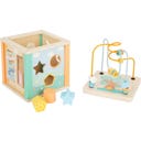 Small Foot Motor Activity Cube Pastel - 1 item