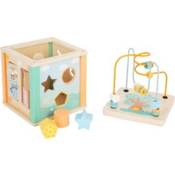Small Foot Motor Activity Cube Pastel - 1 item