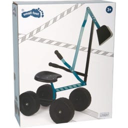 Small Foot Excavadora con Ruedas Azul - 1 ud.